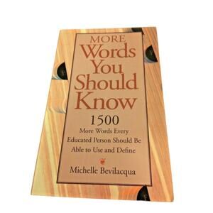 More Words You Should Know paperback book